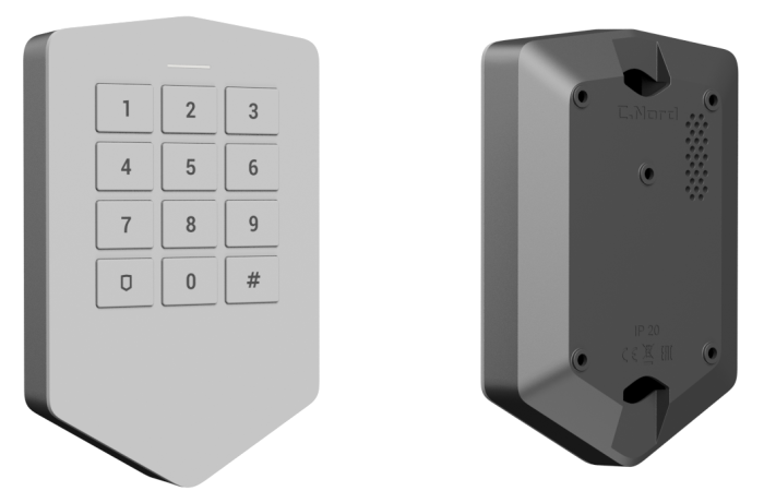 Норд NB-K12  Клавиатура с 12 кнопками, индикацией состояния с помощью двухцветной светодиодной полос